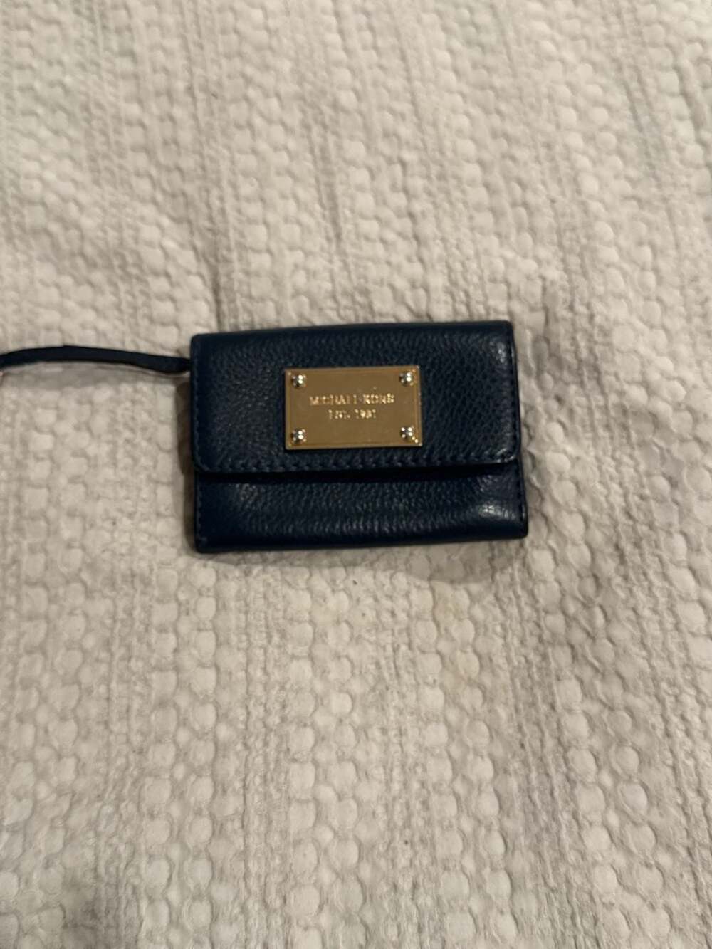 Michael Kors Est. 1981 Leather Flap Coin Purse and Key Case